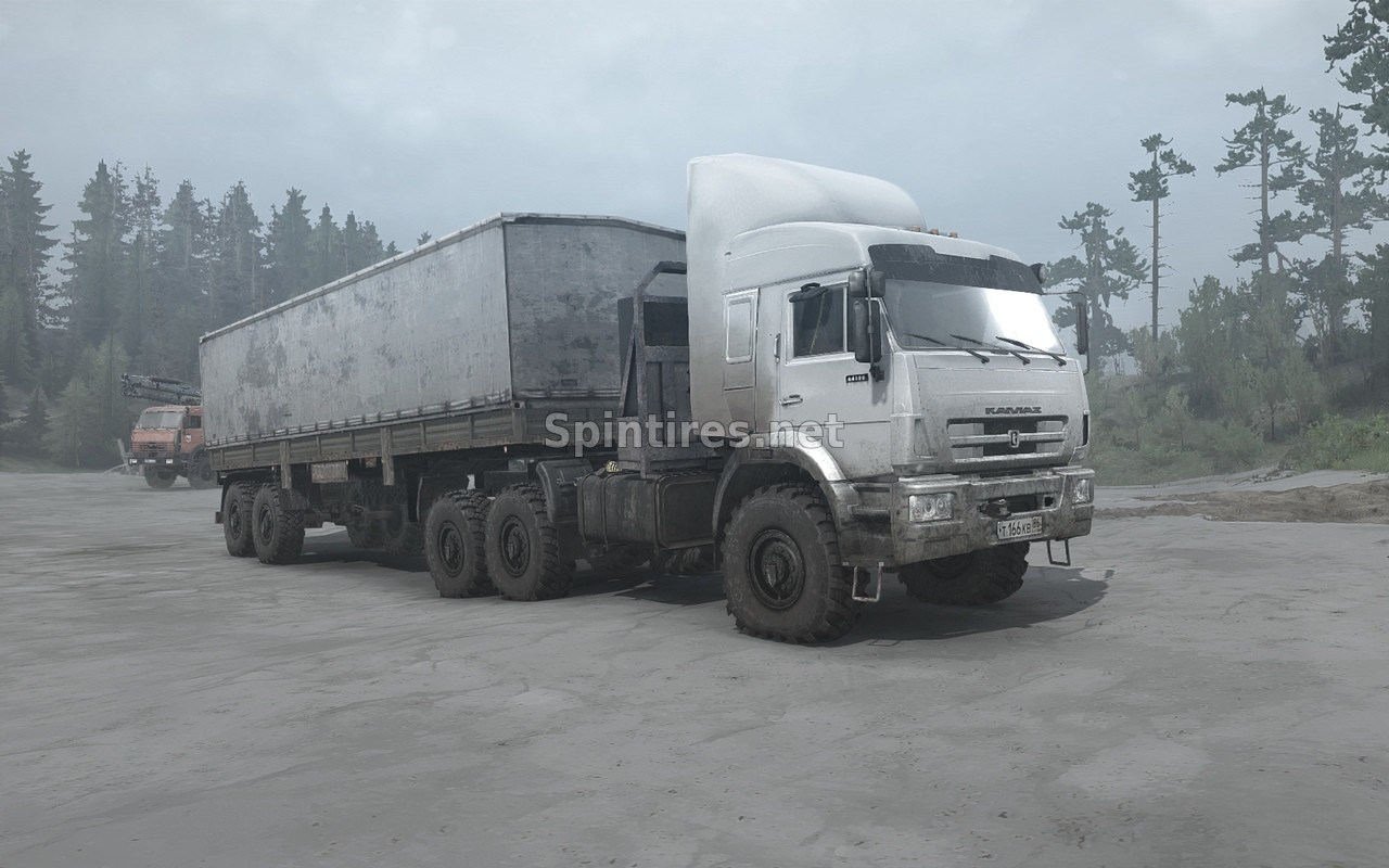 КамАЗ-44108/43118/6350 для SpinTires MudRunner (v18/05/21) для Spintires 