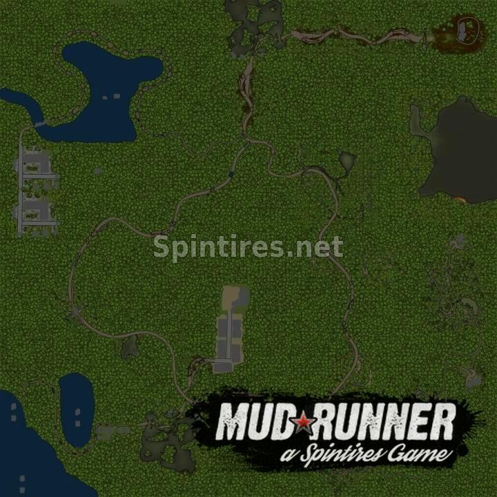 Карта «Леспромхоз» для Spintires: MudRunner (v18/05/21) для Spintires 