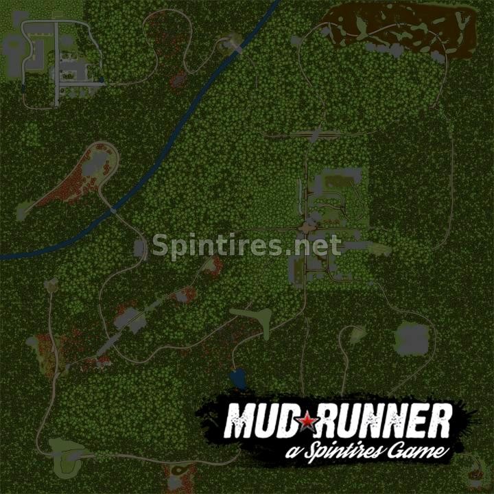 Карта «Шепот леса» для Spintires: MudRunner (v18/05/21) для Spintires 