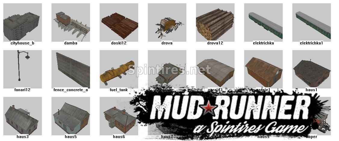 Объекты для Spintires: MudRunner (v18/05/21) для Spintires 