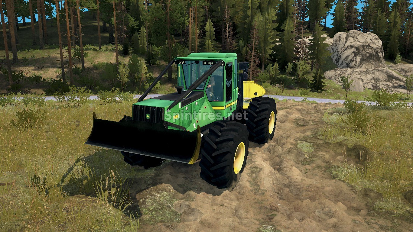 John Deere 748H Skidder для Spintires: MudRunner (v18/05/21) для Spintires 