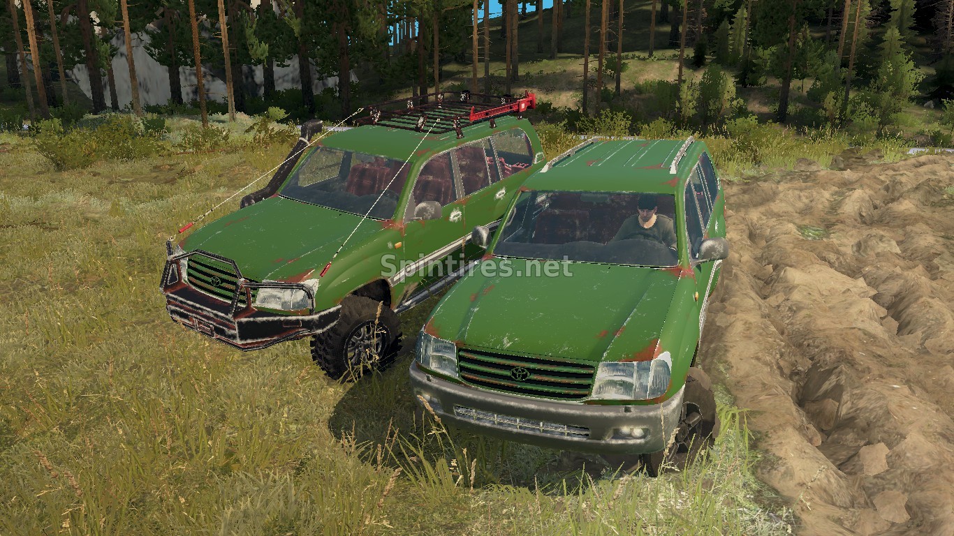 Toyota Land Cruiser 100 для Spintires: MudRunner (v18/05/21) для Spintires 
