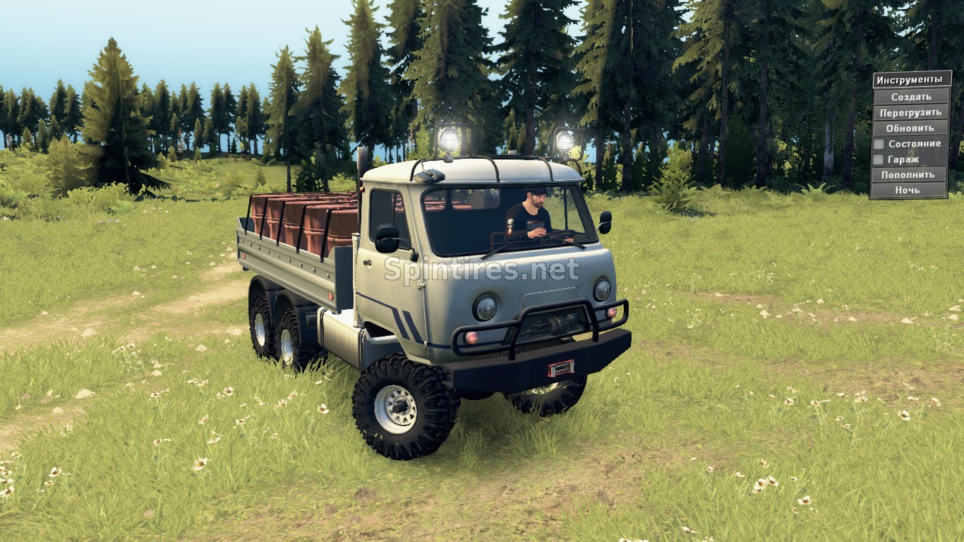 УАЗ-33036 6x6 для Spin Tires v03.03.16 для Spintires 