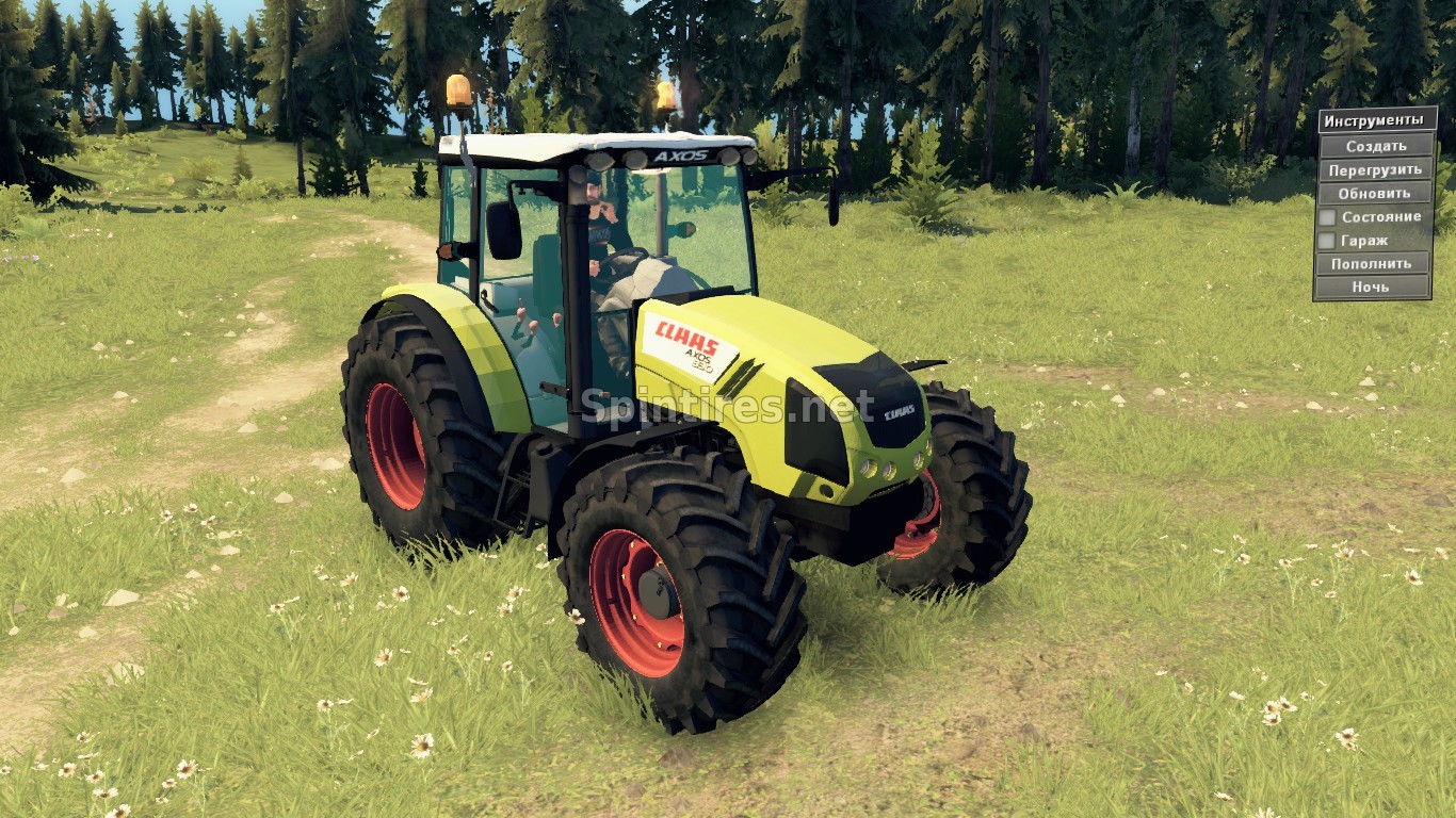 Claas Axos 330 для Spin Tires v03.03.16 для Spintires 