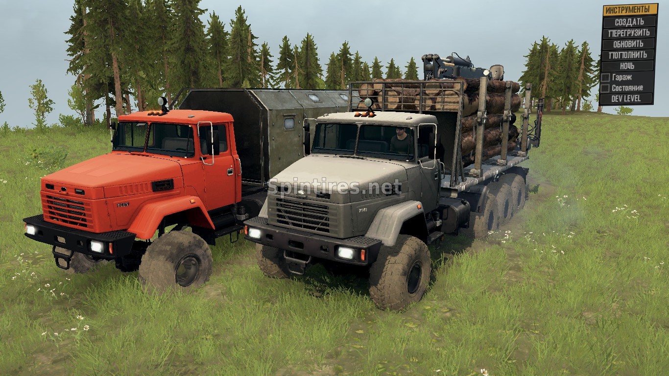 КрАЗ-7140 версия 3 для Spintires: MudRunner (v18/05/21) для Spintires 