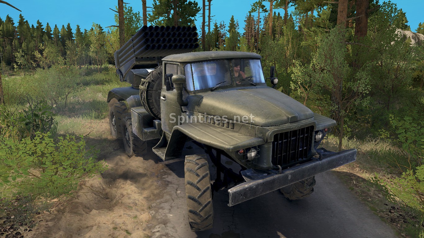 Урал-375 БМ-21 «Град» для Spintires: MudRunner (v18/05/21) для Spintires 