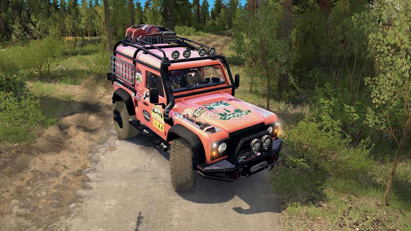 Land Rover Defender 90 для Spintires: MudRunner (v18/05/21) для Spintires 
