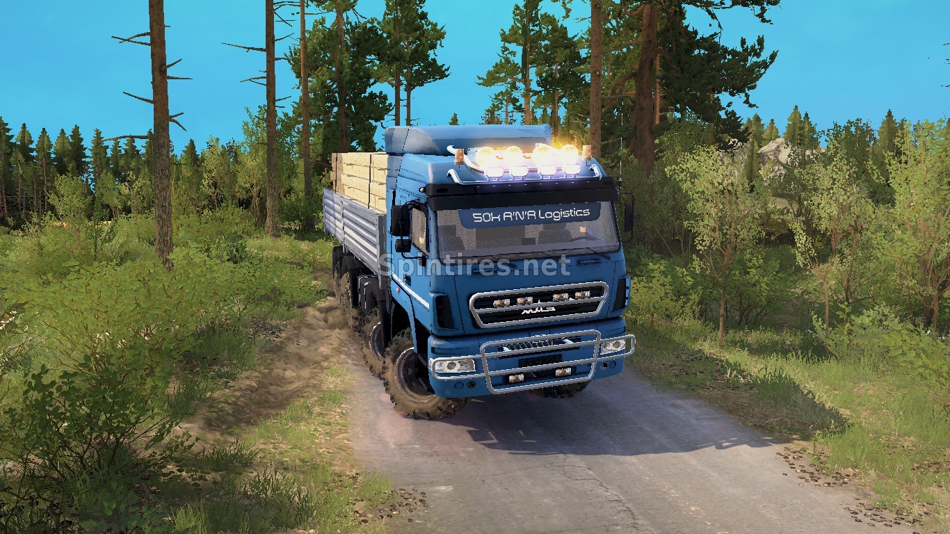 МАЗ-6516В9 8X8 ДЛЯ SPINTIRES: MUDRUNNER (V18/05/21) для Spintires 