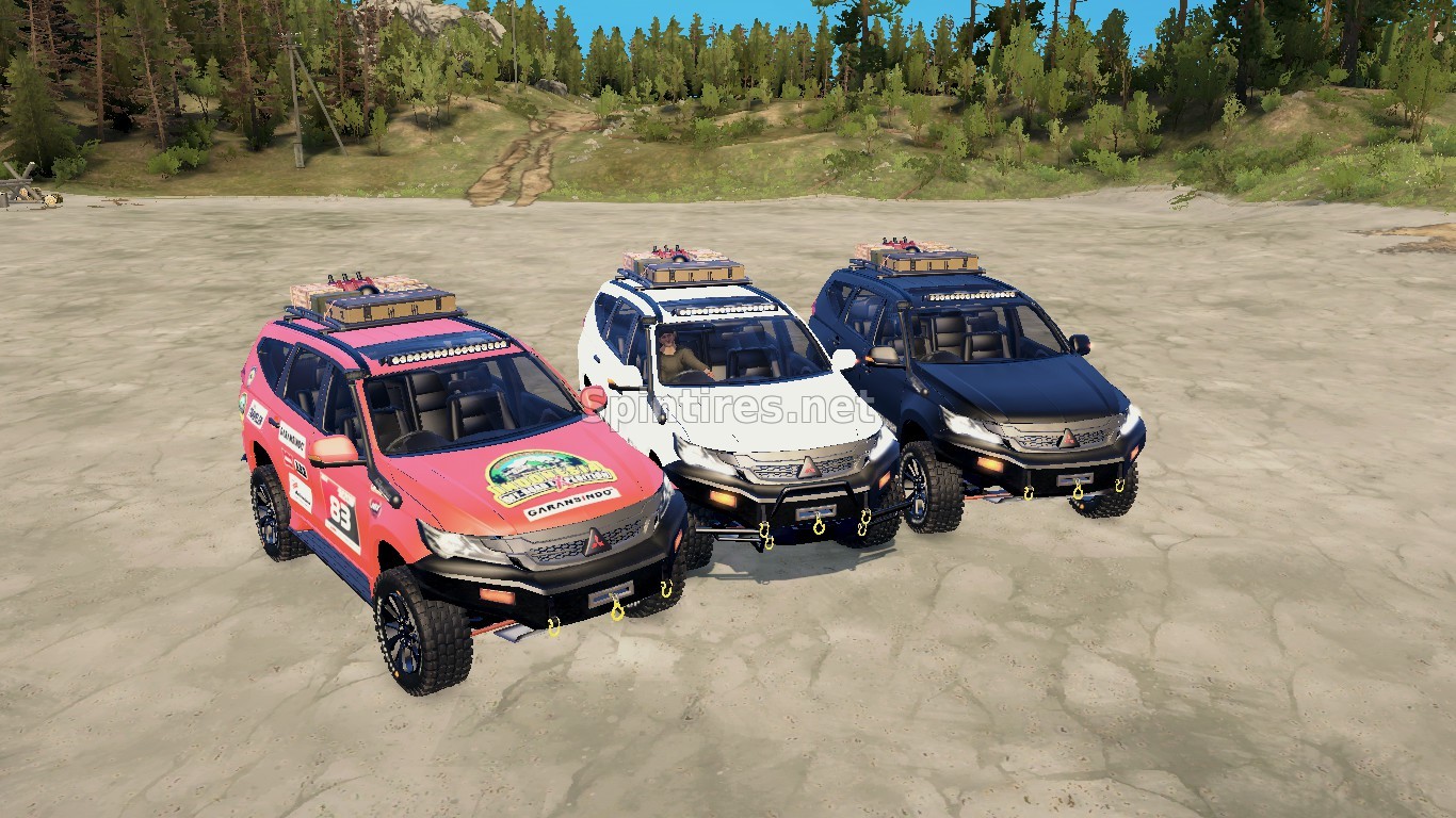 Mitsubishi Pajero New для Spintires: MudRunner (v18/05/21) для Spintires 