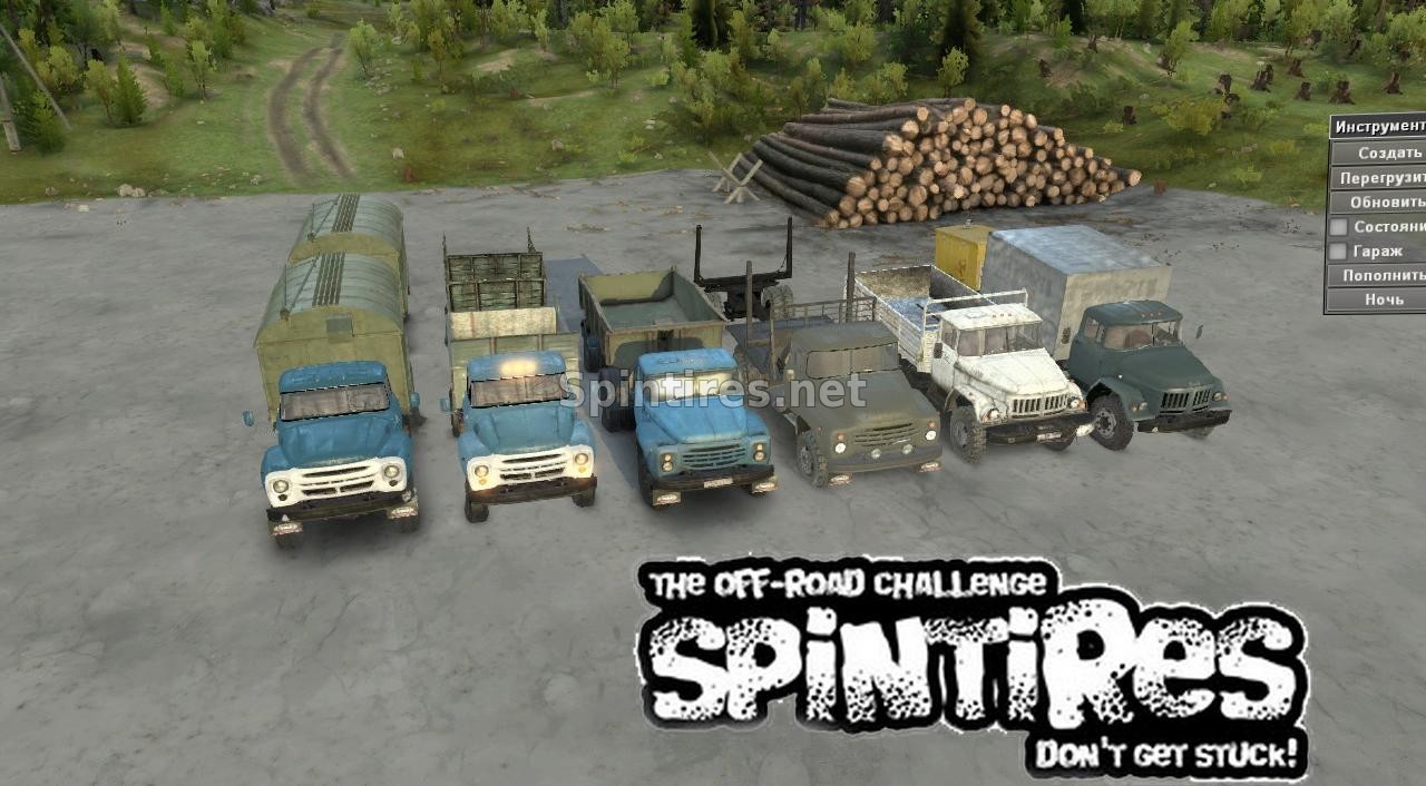 ЗиЛ ПАК для Spin Tires v03.03.16 для Spintires 