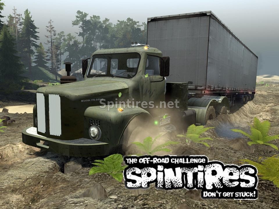 Scania 110 для Spin Tires v03.03.16 для Spintires 