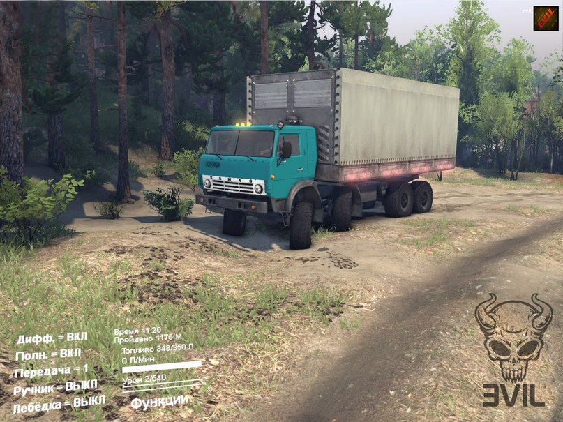 КАМАЗ-6350 для Spin Tires 2014 для Spintires 