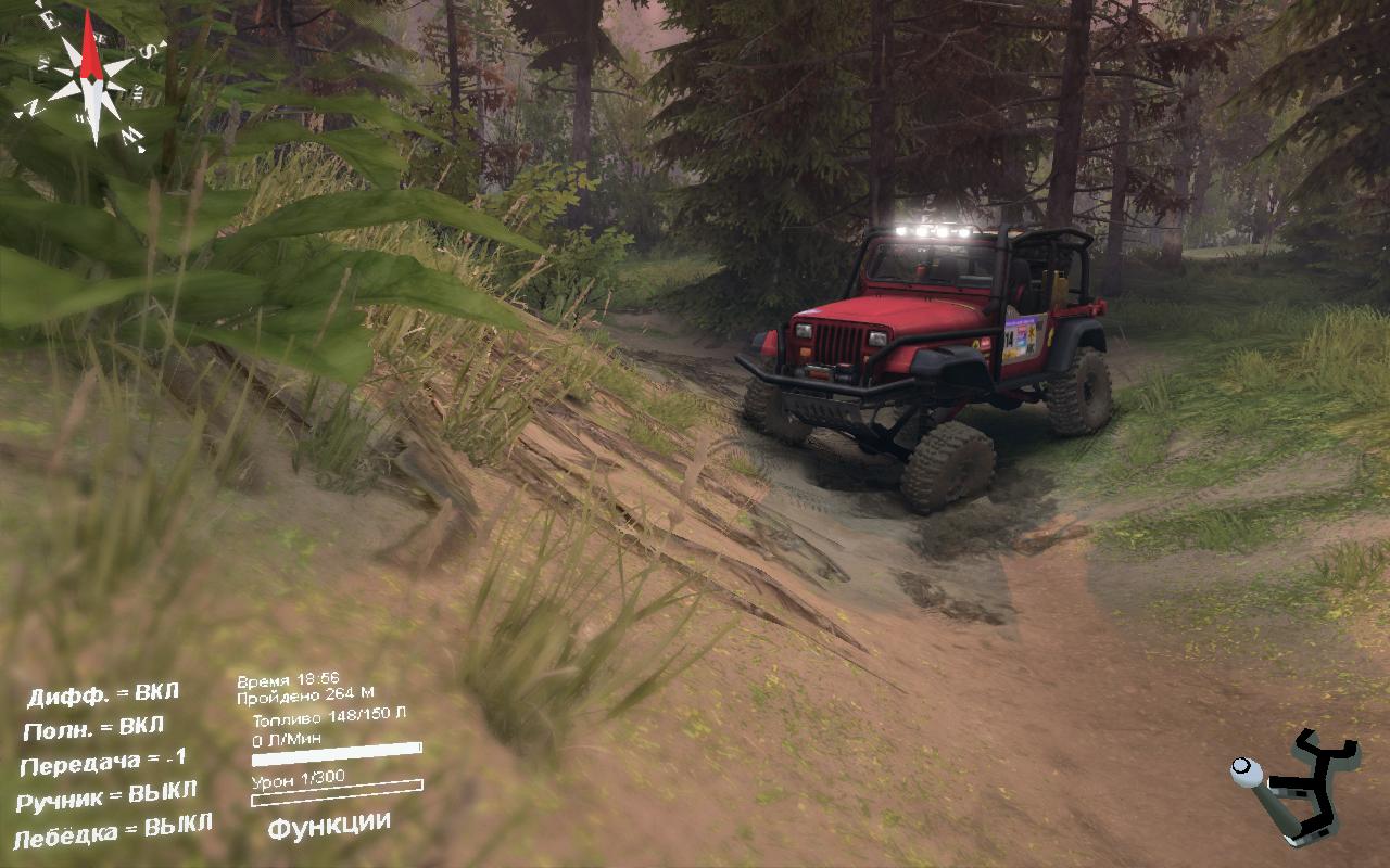 Jeep Wrangler для Spin Tires 2014 для Spintires 