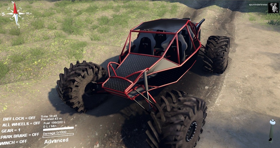 Мод багги The Raakry для Spin Tires 2014 для Spintires 
