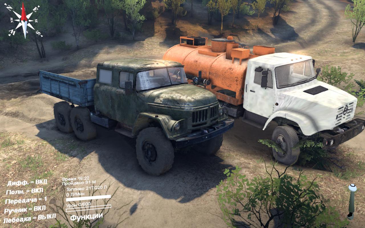 Мод ЗиЛ - 131 и ЗИЛ - 4334. для Spintires 
