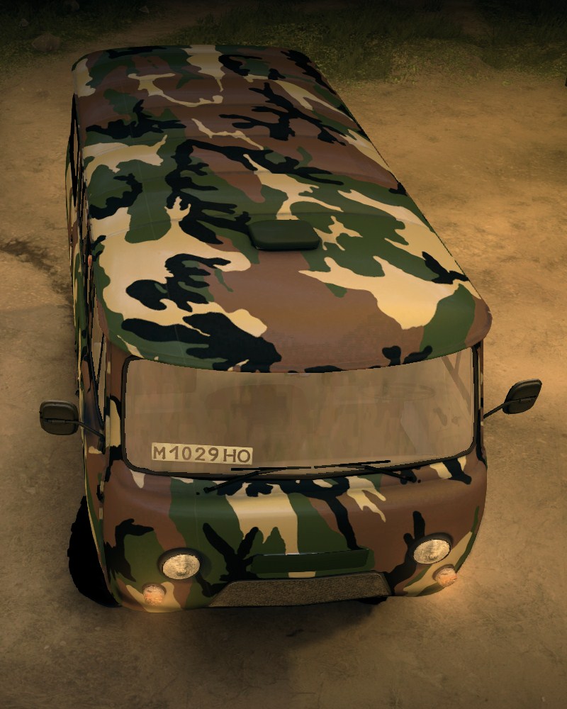 Советский номерной знак для УАЗ-3909 для Spintires 