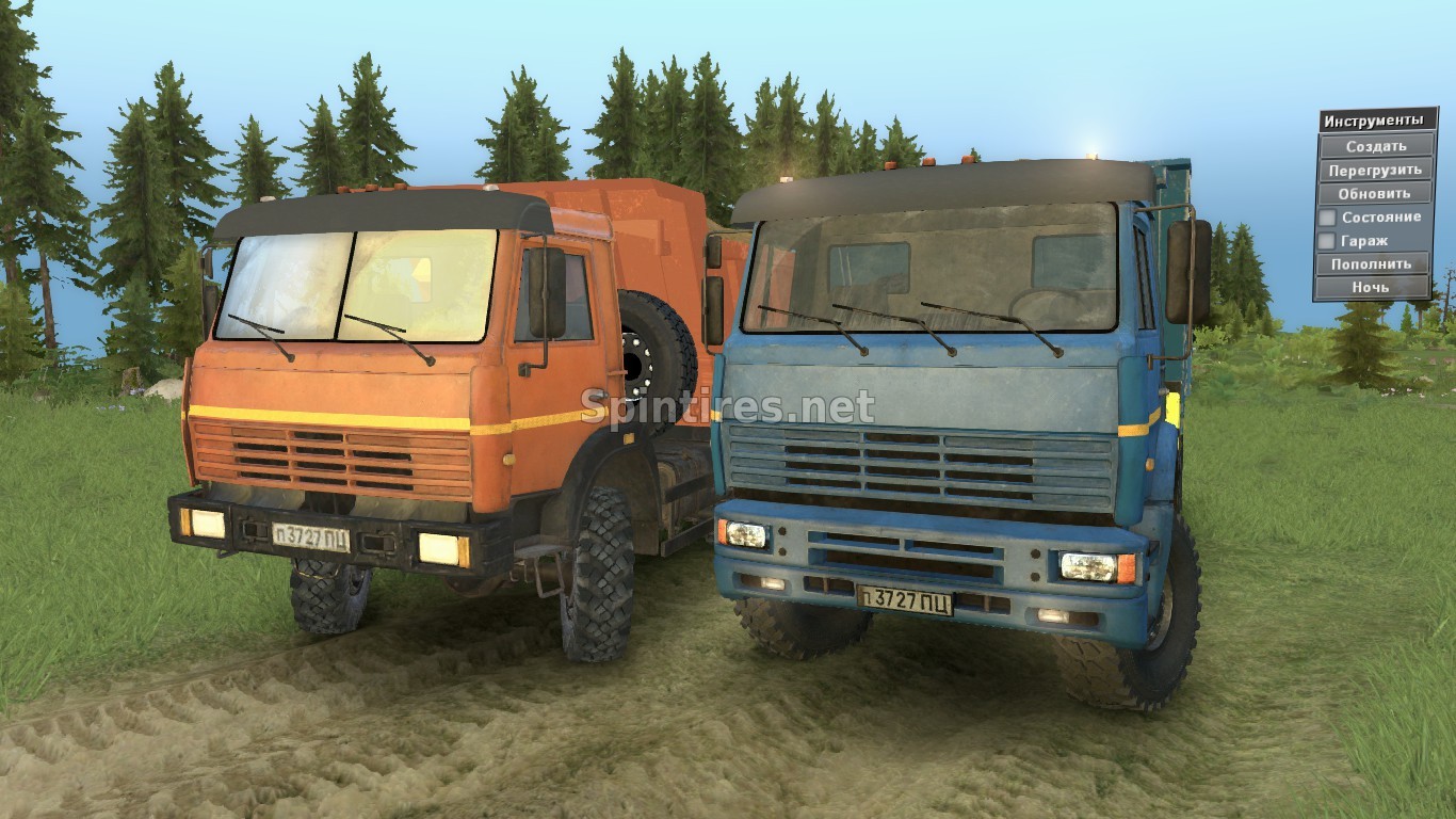 Камаз-6522/65111 для Spin Tires v03.03.16 для Spintires 