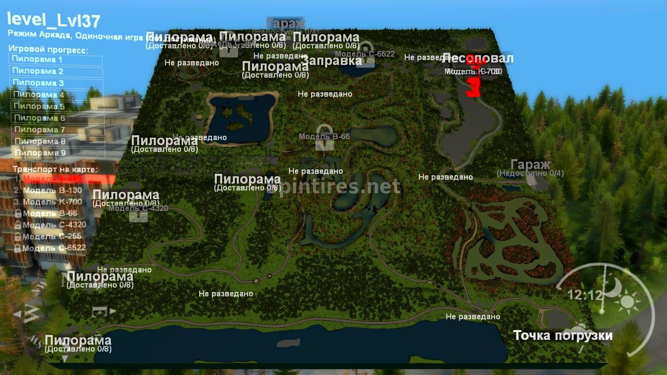 Карта «Lvl 37» для Spin Tires v03.03.16 для Spintires 