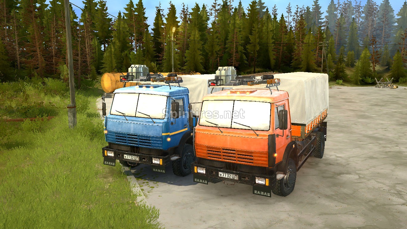 Камаз 43253 для Spintires: MudRunner (v18.10.18) для Spintires 