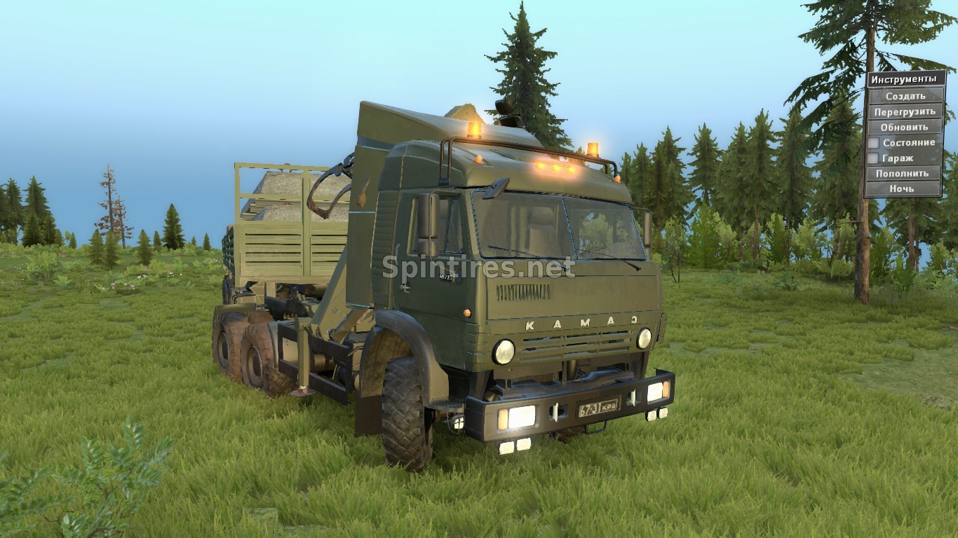 Камаз 65225 для Spin Tires v03.03.16 для Spintires 