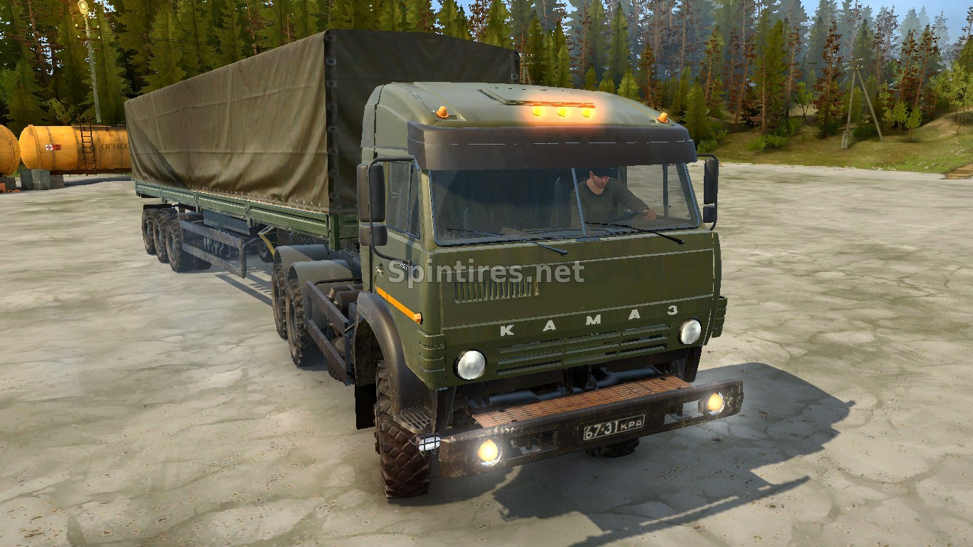 Камаз 65225 для Spintires: MudRunner (v18.10.18) для Spintires 