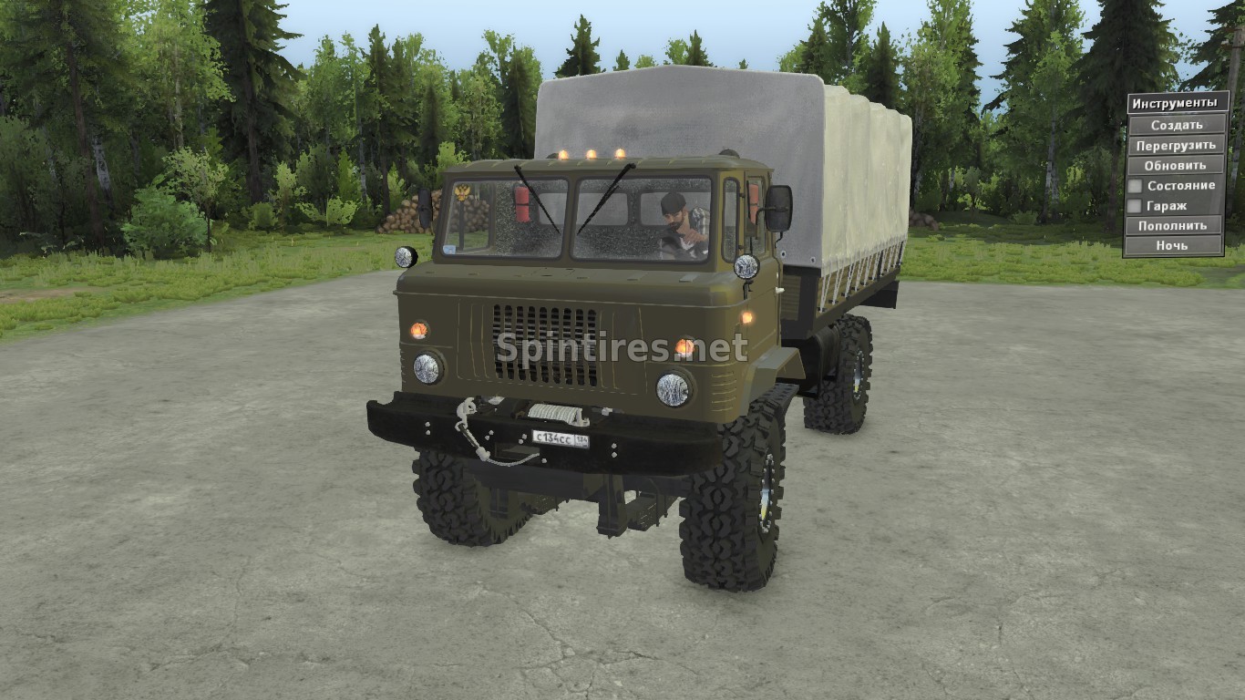 Газ-66-ARMATA для Spin Tires v03.03.16 для Spintires 