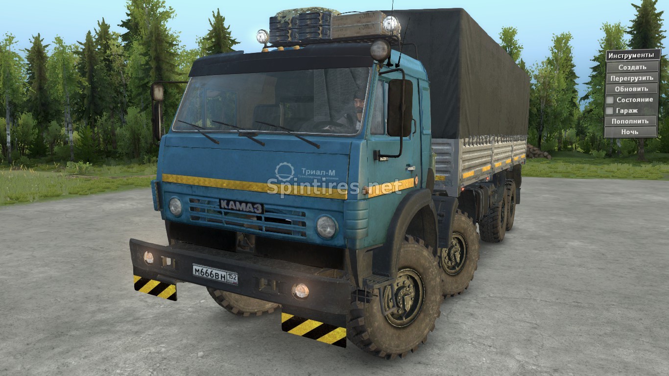 Kamaz 63501 для Spin Tires v03.03.16 для Spintires 