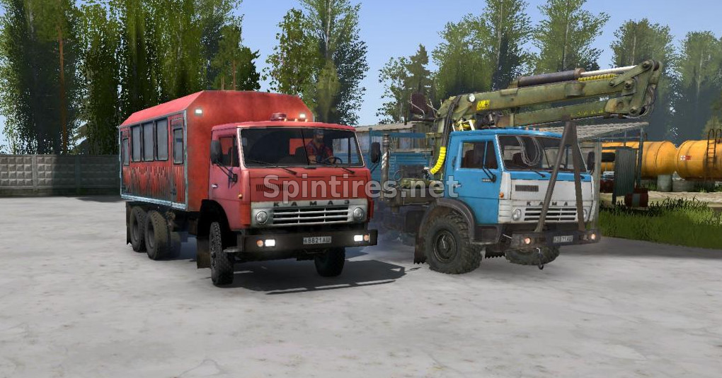 КамАЗ 4310 и 55102 для Spintires: MudRunner (v19.11.18) для Spintires 