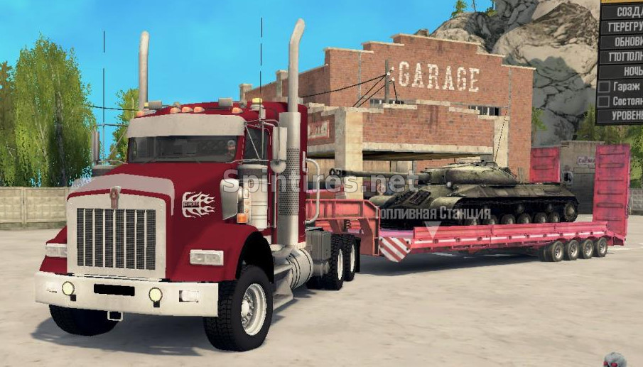 Kenworth T800 для Spintires: MudRunner (v18.10.18) для Spintires 