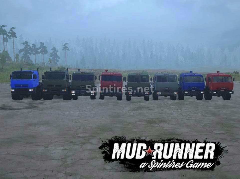 КамАЗ Пак версия 3 для Spintires: MudRunner (v19.11.18) для Spintires 