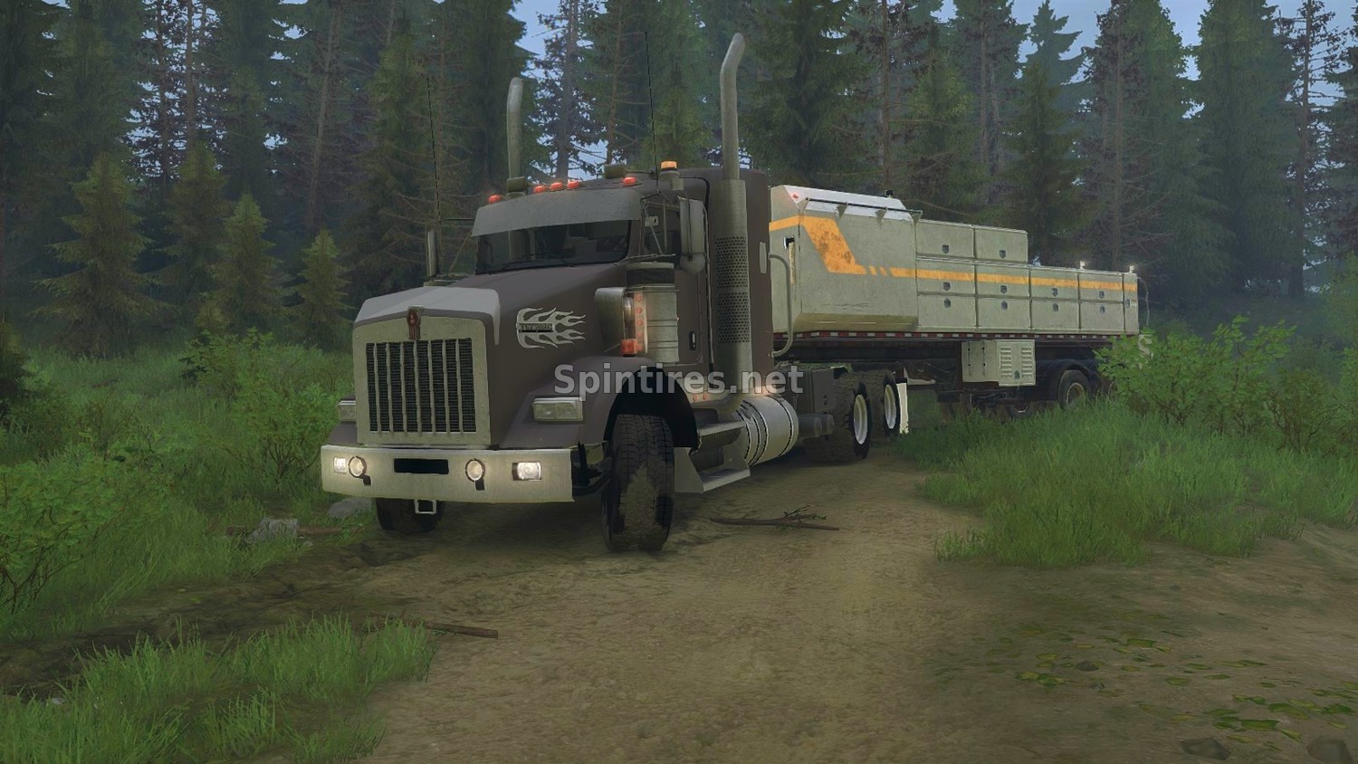 Kenworth T800 для Spintires: MudRunner (v19.11.18) для Spintires 