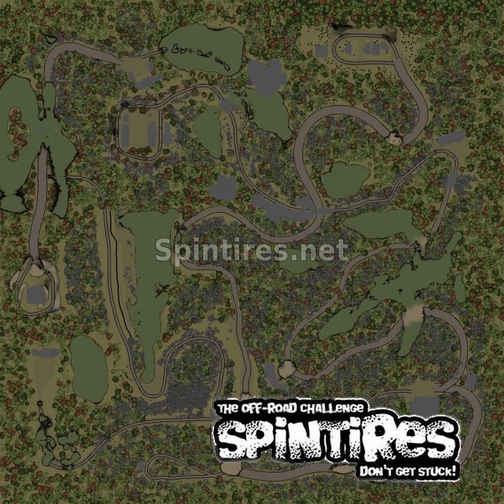 Карта «Северо-Запад» для Spin Tires v03.03.16 для Spintires 