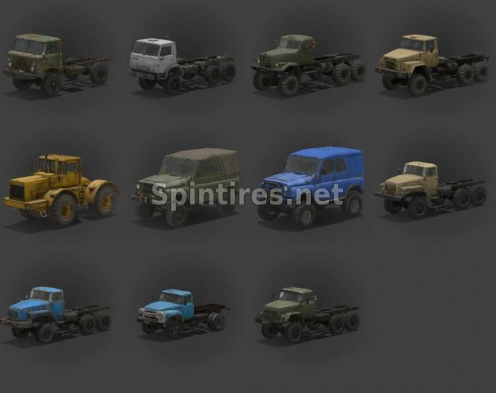 Оригинальные модели версия 2 для Spintires: MudRunner (v18/05/21) для Spintires 