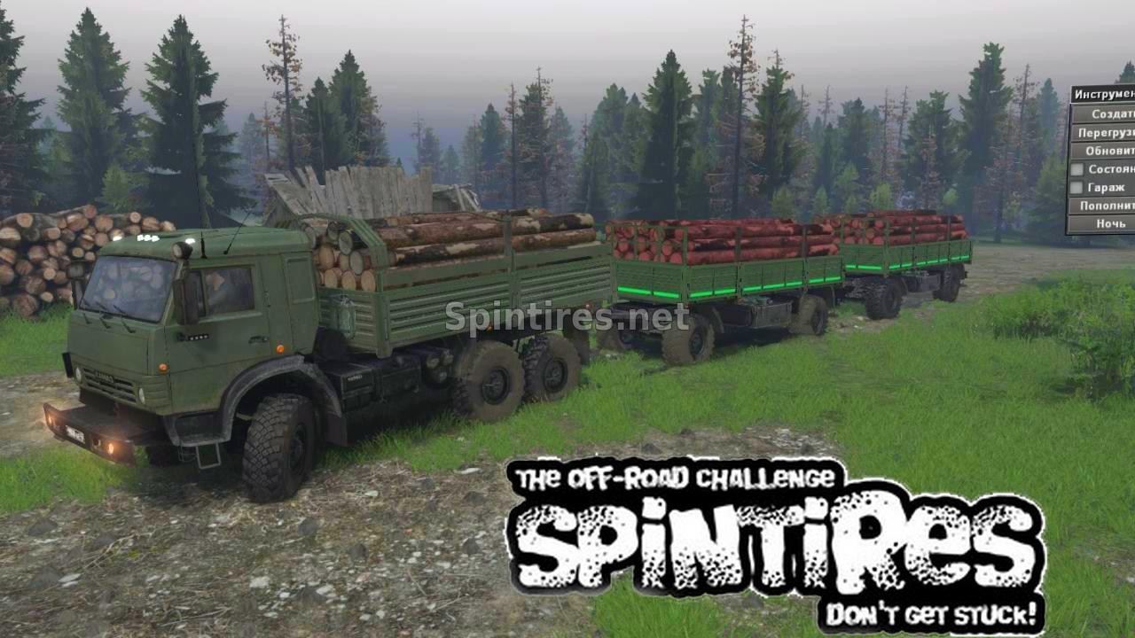 Камаз 5350 для Spin Tires v03.03.16 для Spintires 