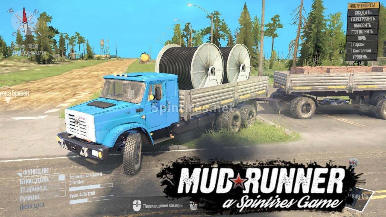 ЗИЛ-4340 для Spintires: MudRunner (v18.10.18) для Spintires 