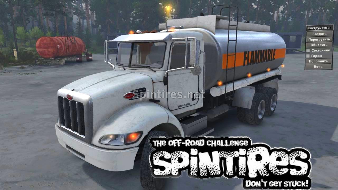 Peterbilt 330 (6x4) для Spin Tires v03.03.16 для Spintires 