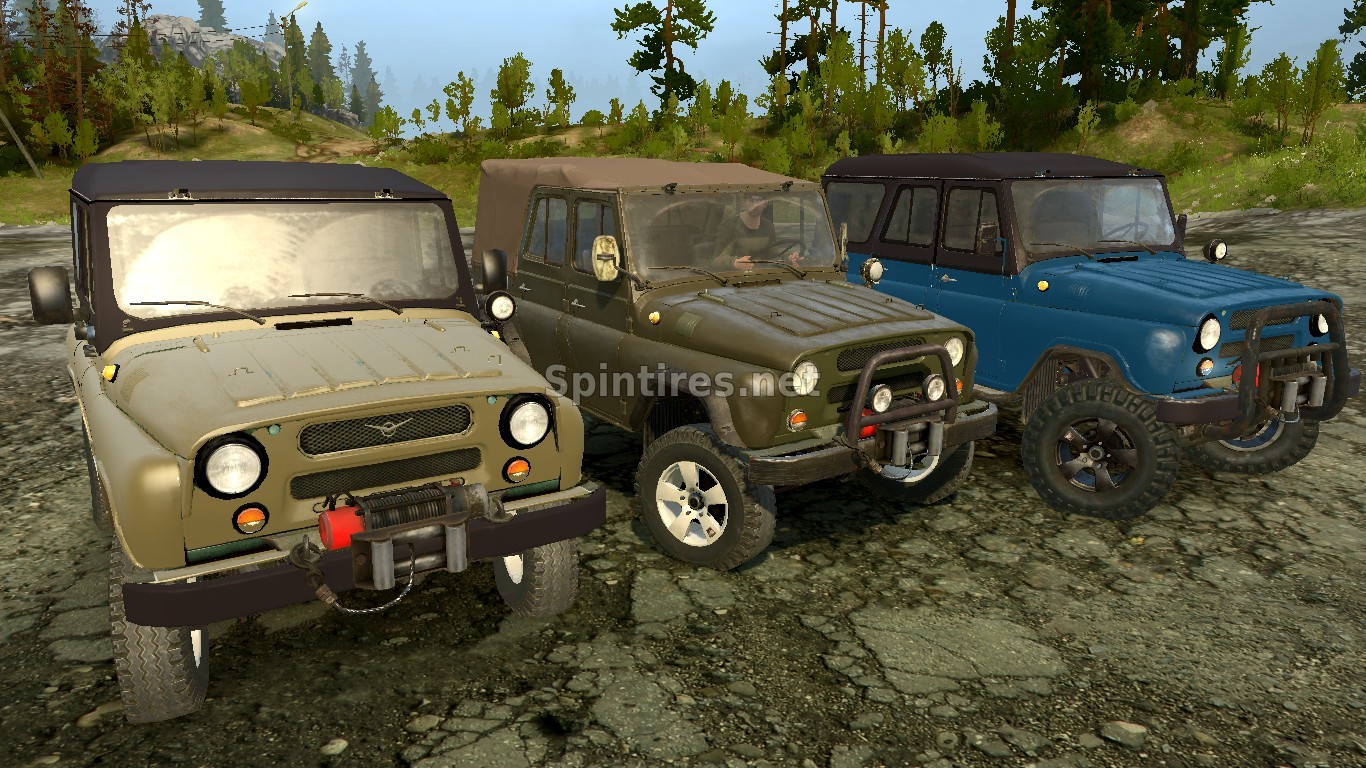 Уазы 469,3151,3152 для Spintires: MudRunner (v18.10.18) для Spintires 