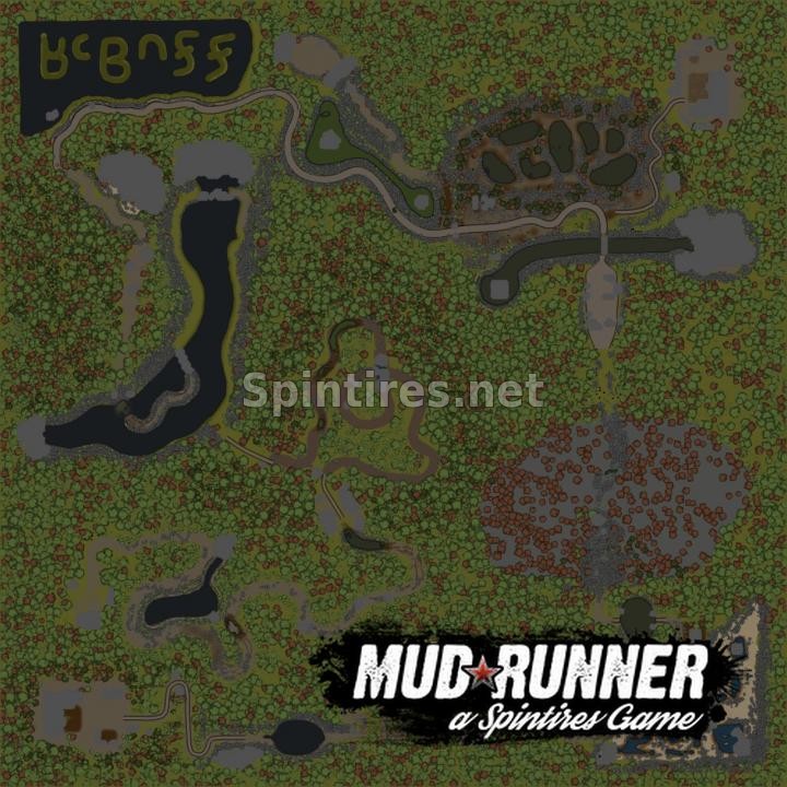 Карта «The Caves Trail Park» для Spintires: MudRunner (v22.03.19) для Spintires 