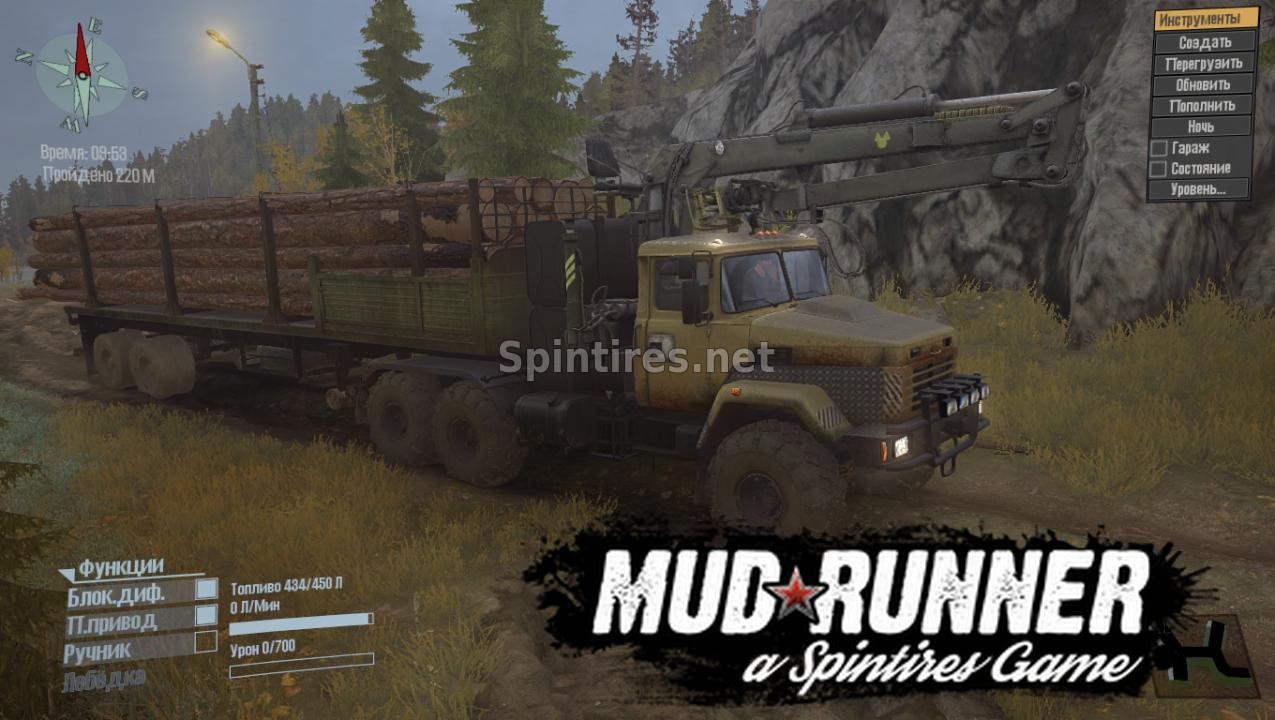 КрАЗ-6322 версия 3 для Spintires: MudRunner (v18/05/21) для Spintires 