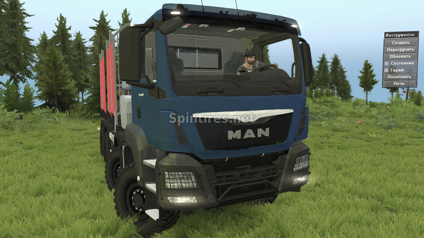 MAN 41480 8x8 для SpinTires v03.03.16 для Spintires 