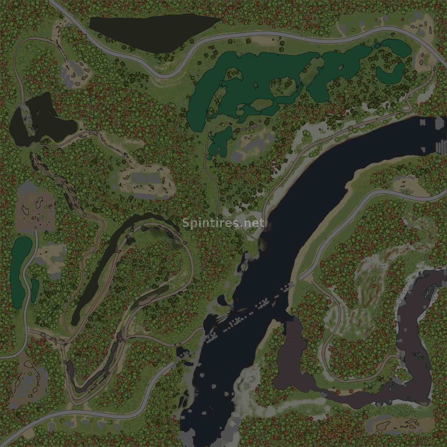 Карта «ЧЕРНЬ (черневая тайга)» для Spintires: MudRunner (v22.03.19) для Spintires 