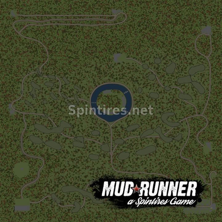 Карта «Кругом болота» для Spintires: MudRunner (v18.10.18) для Spintires 