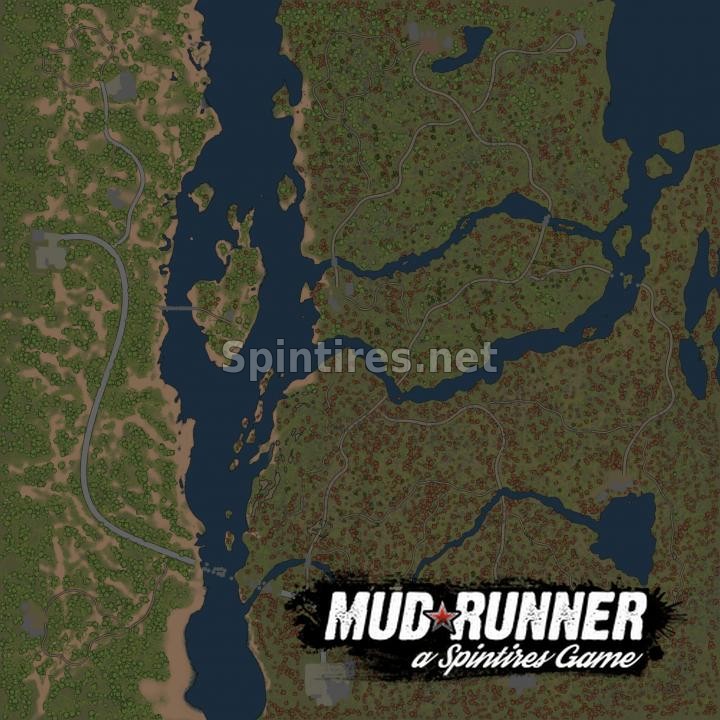 Карта «Cedar Highlands» для Spintires: MudRunner (v18.10.18) для Spintires 