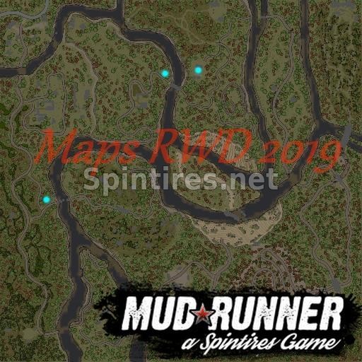 Карта «Maps RWD 2019» для Spintires: MudRunner (v22.03.19) для Spintires 