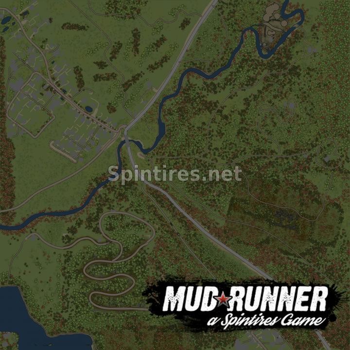 Карта «В деревню к бабушке» для Spintires: MudRunner (v18.10.18) для Spintires 