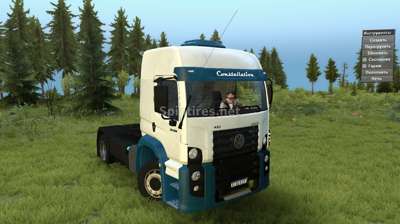 Volkswagen Constellation 4x2 для SpinTires v03.03.16 для Spintires 