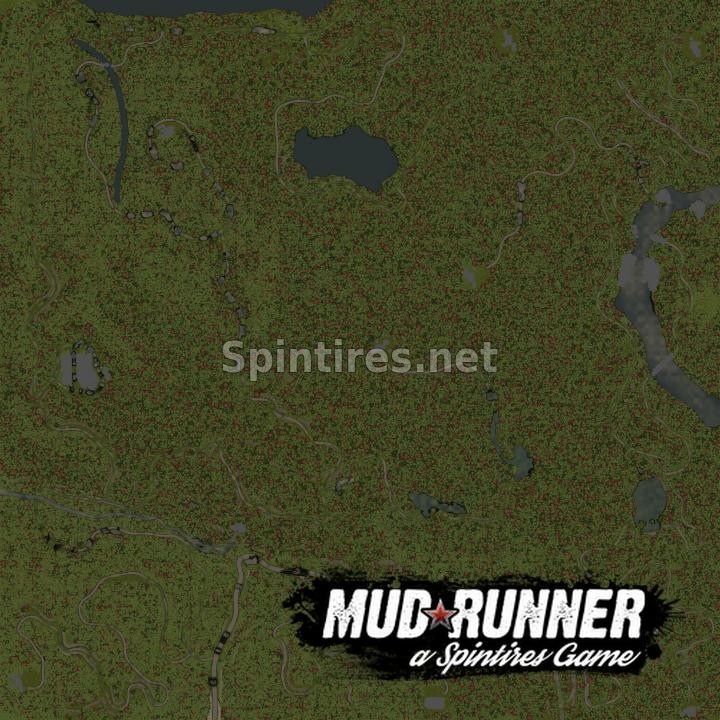 Карта «Холмистый лес» для Spintires: MudRunner (v22.03.19) для Spintires 