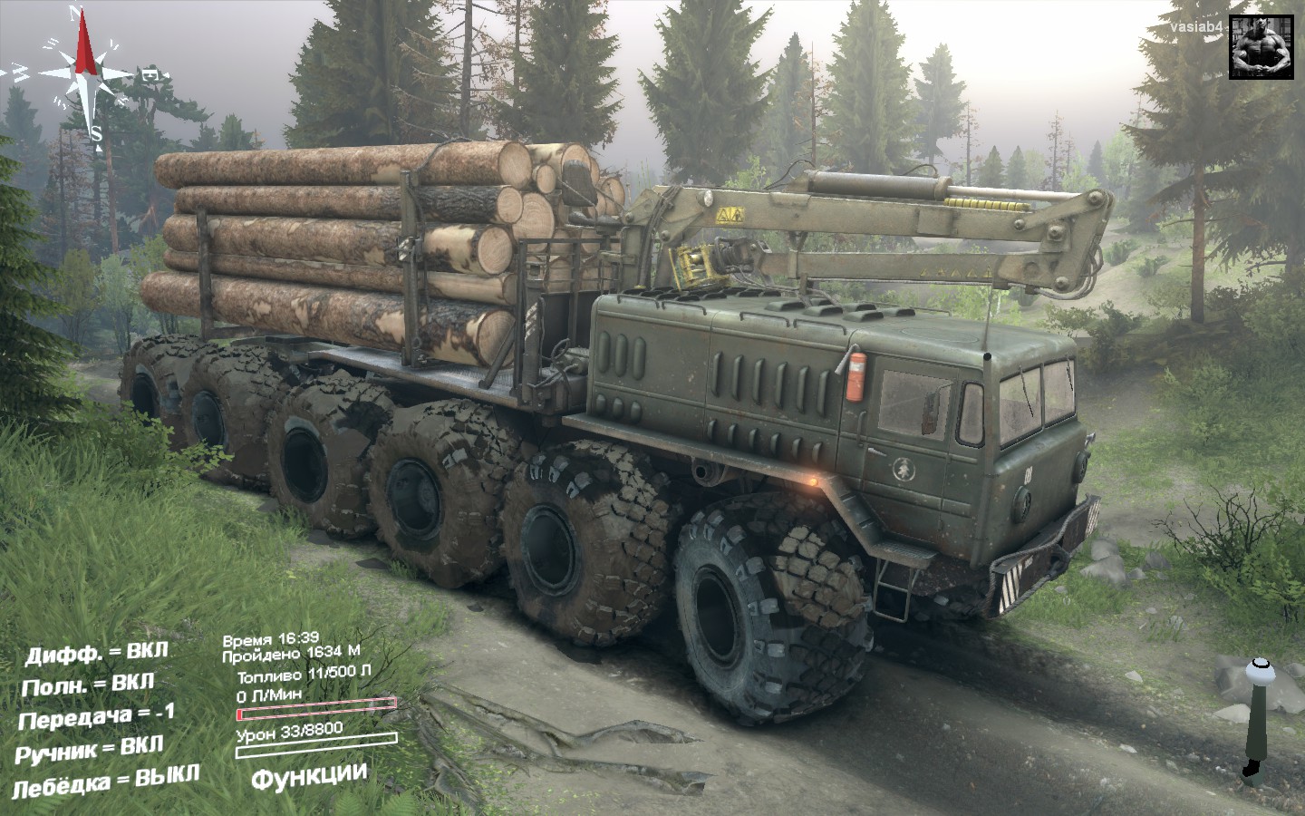 Сетевой пак грузовиков для Spin Tires 2014 для Spintires 