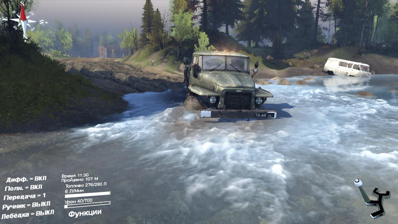 Урал-375  для SpinTires 2014 для Spintires 