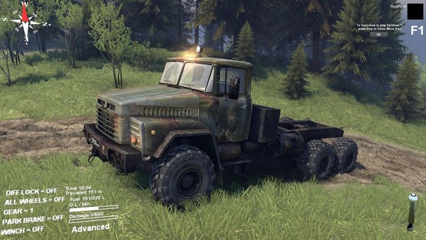 Колеса ВИД-201 для КРАЗ-260 для Spintires 